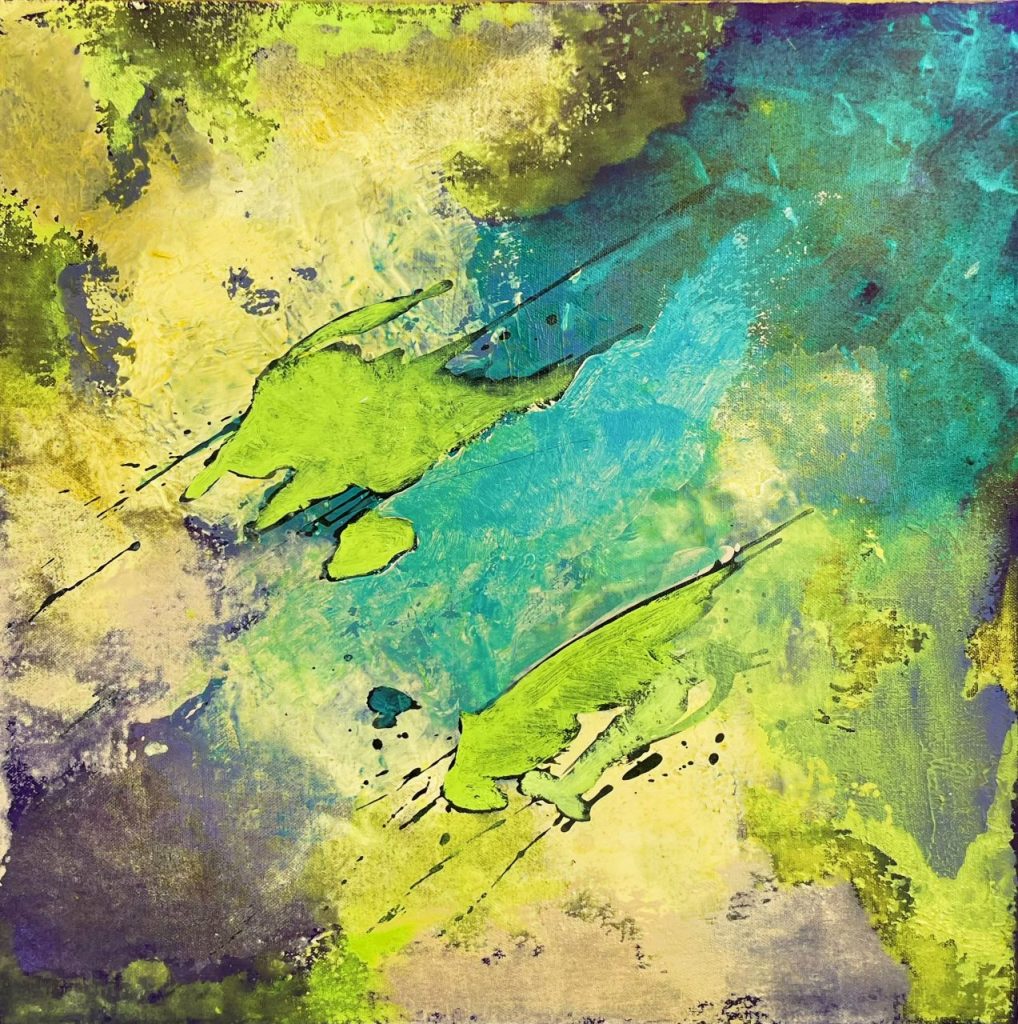 水墨と油彩を融合する：在日女性画家李焱 水墨と油彩を融合する：在日